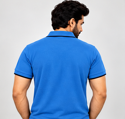Premium Polo Cotton Combo Baby Blue , Diesel Blue , Aqua Green with Chest Pocket