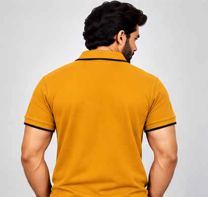 Premium Polo Cotton Combo Mustard Yellow , Baby Blue , Diesel Blue with Chest Pocket