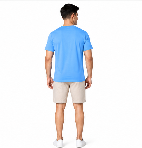 Premium Crew Neck T-Shirt Baby Blue