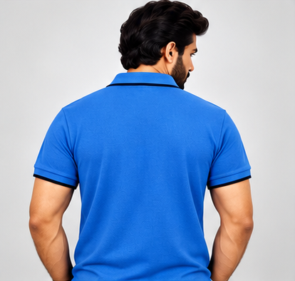 Premium Polo Cotton Combo Red , Baby Blue , Grey with Chest Pocket
