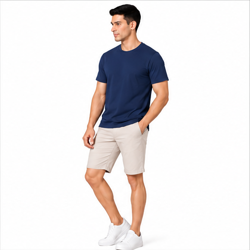 Premium Crew Neck T-Shirt Diesel Blue