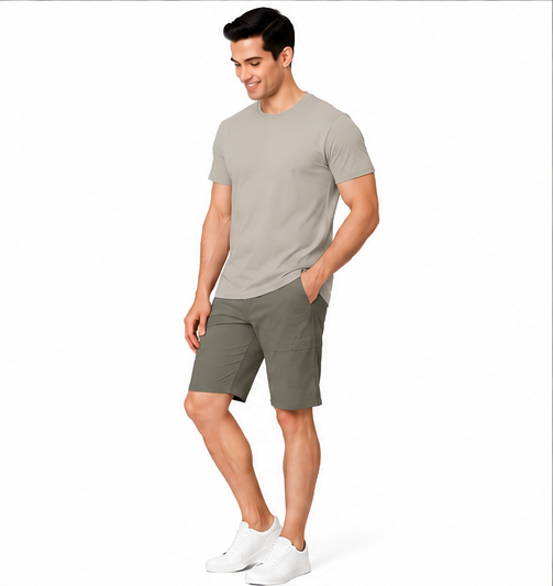 Premium Crew Neck T-Shirt Smoked Grey
