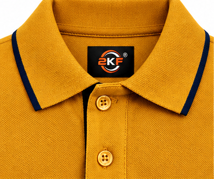 Premium Polo Cotton Combo Mustard Yellow , Diesel Blue with Pocket