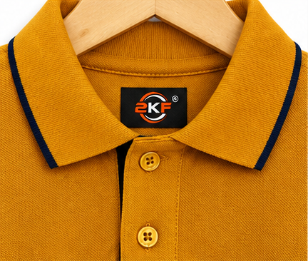 Premium Polo Cotton Combo Mustard Yellow , Red with Chest Pocket