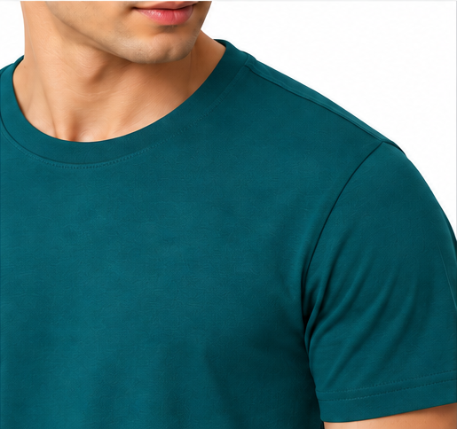 Premium Crew Neck T-Shirt Peacock Green