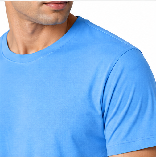 Premium Crew Neck T-Shirt Baby Blue