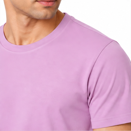 Premium Crew Neck T-Shirt Lavender