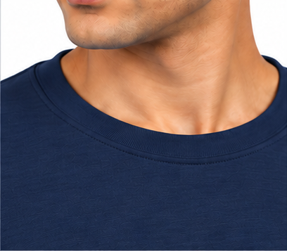 Premium Crew Neck Full Sleeve T-Shirt Diesel Blue