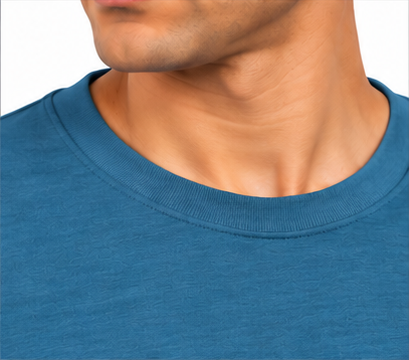 Premium Crew Neck Full Sleeve T-Shirt Peacock Green
