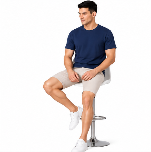 Premium Crew Neck T-Shirt Diesel Blue