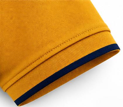 Premium Polo Cotton Combo Mustard Yellow , Diesel Blue with Pocket