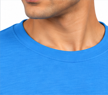 Premium Crew Neck Full Sleeve T-Shirt Baby Blue