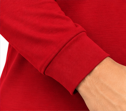 Premium Crew Neck Full Sleeve T-Shirt Red
