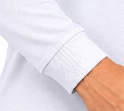 Premium Crew Neck Full Sleeve T-Shirt White