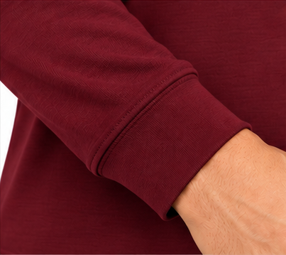 Premium Crew Neck Full Sleeve t-Shirt Maroon