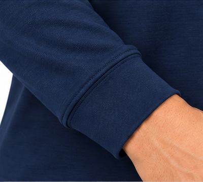 Premium Crew Neck Full Sleeve T-Shirt Diesel Blue