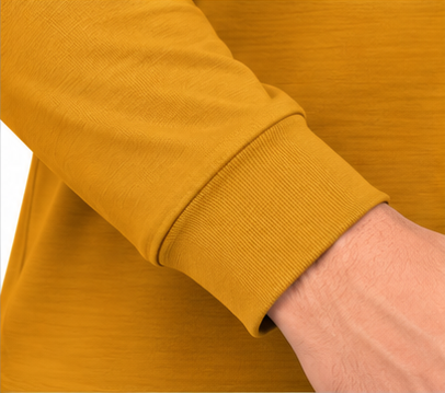 Premium Crew Neck Full Slevee T-Shirt Mustard Yellow