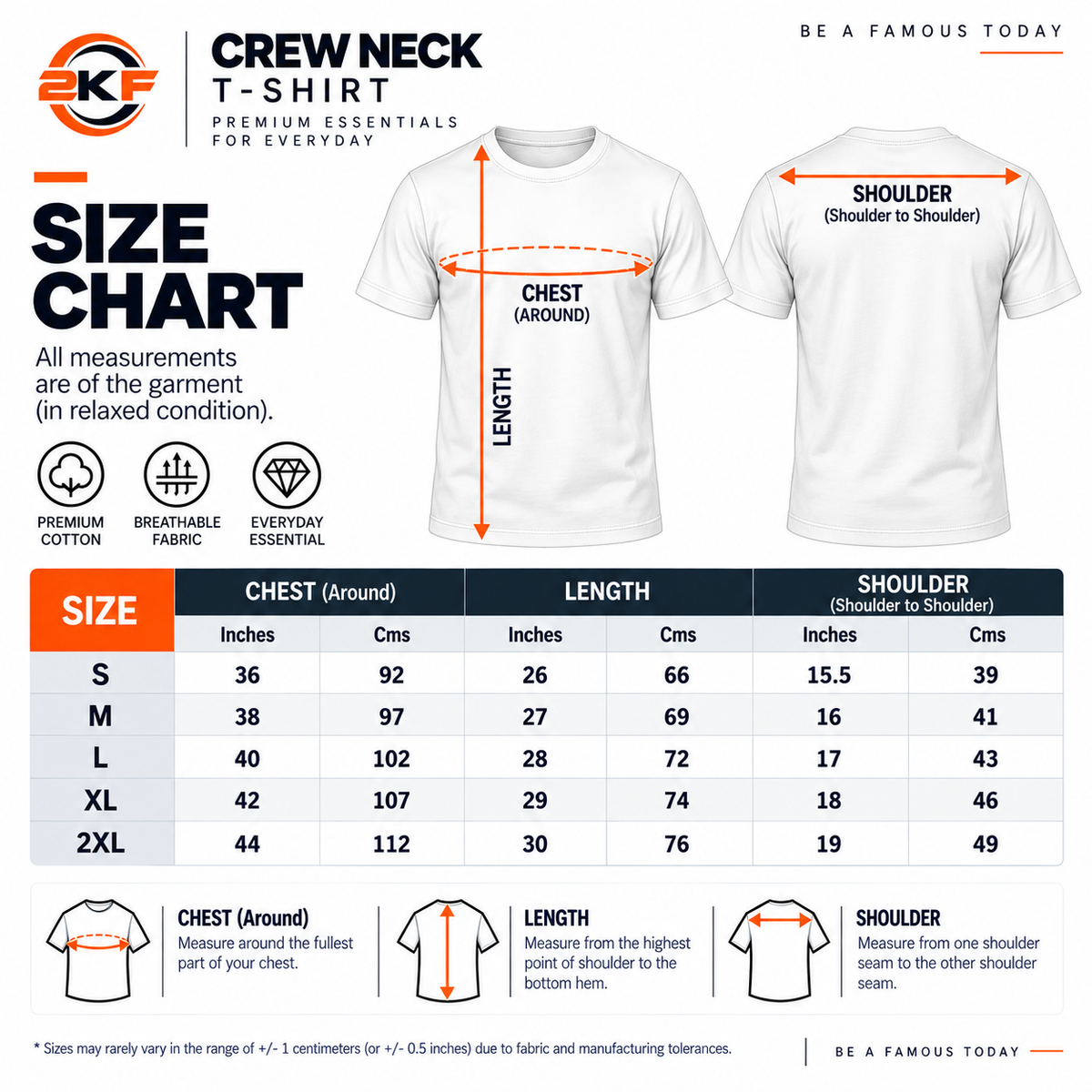Premium Crew Neck T-Shirt Diesel Blue